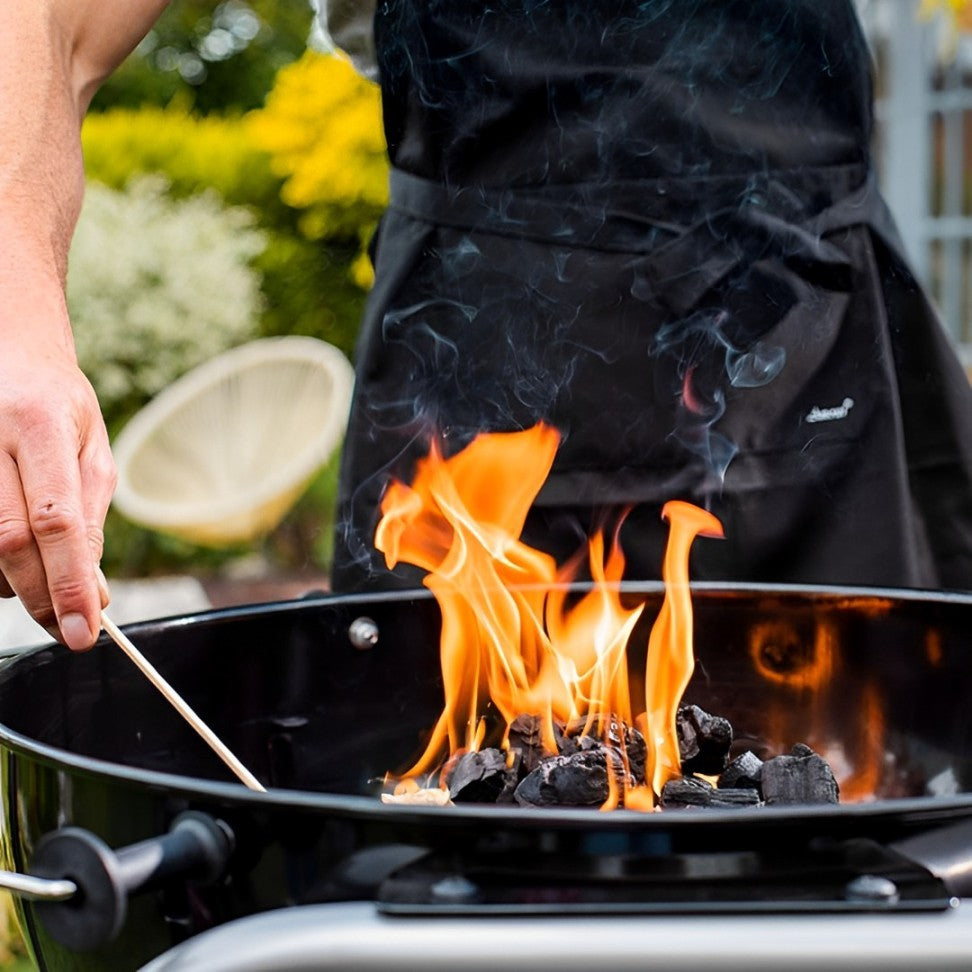 2X Lumpwood Charcoal for Traditional BBQs - 8 kg Bag, Fast Lighting High Heat