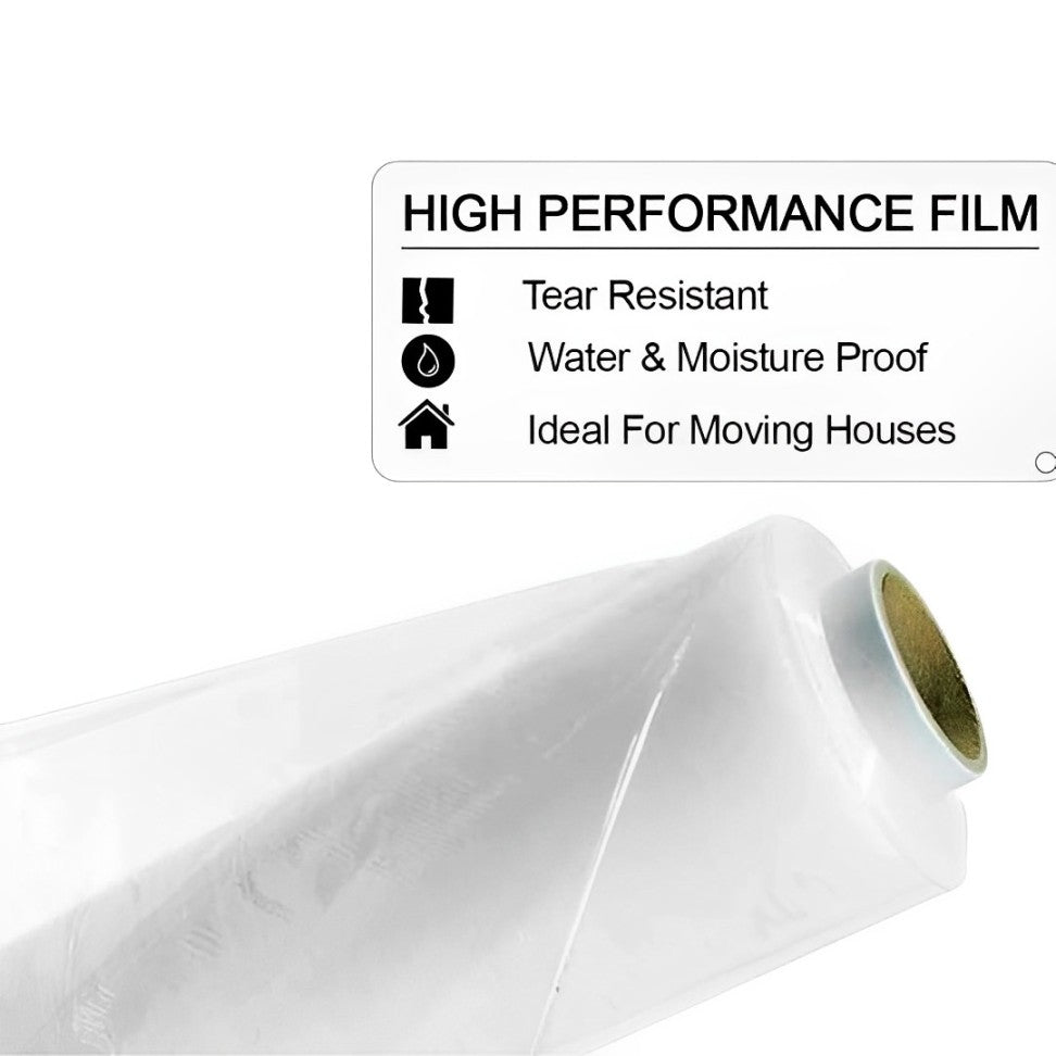 Multi Use Strong Pallet Wrap Cling Film | Water & Moisture Proof Pallet Stretch Shrink Wrap | Tear Resistant | High-Quality Easy to Use Pallet Wrap 400mm x 250m (6)