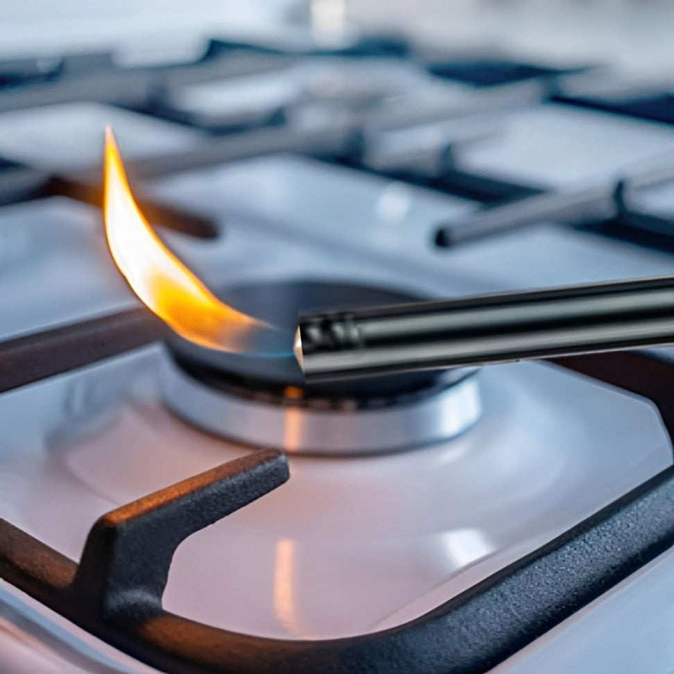 4 X BBQ Multicolour Refillable Safety Candle Fire Lighters With 1 Clipper Gas Refill Bottle