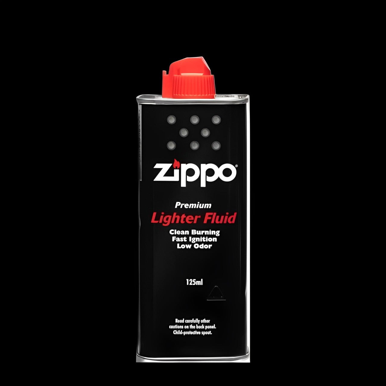 Ziippo Lighter Fuel, Works with Ziippo Windproof Lighter and Ziippo Refillable Hand Warmer, Fast Ignition, Low Odor, Lighter Fuel Refill, Easy Fill Nozzle, Black, 125 ml (Pack of 6)