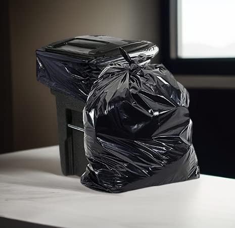 200 Medium Duty Black Refuse Sacks Rubbish Bags Bin Liners Large
